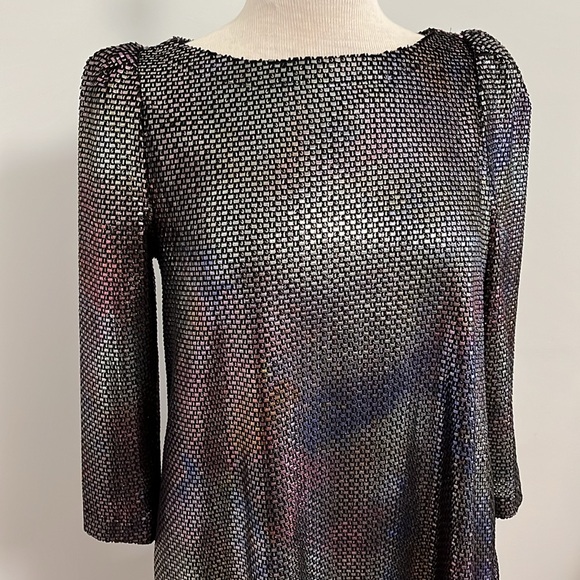 Free People Diamonds Are Forever Metallic Mini Dress - Picture 4 of 8